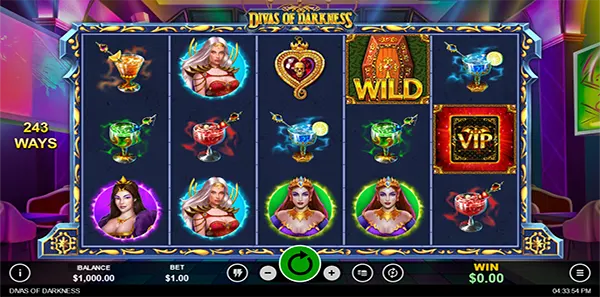 divas of darkness slot review image