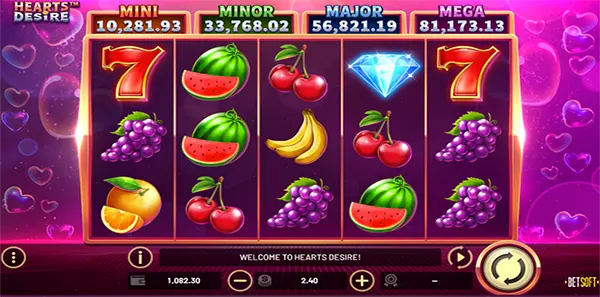 hearts desire slot review image