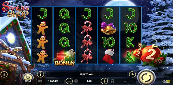 take santa's shop slot review image