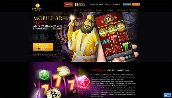 davincis gold casino review image