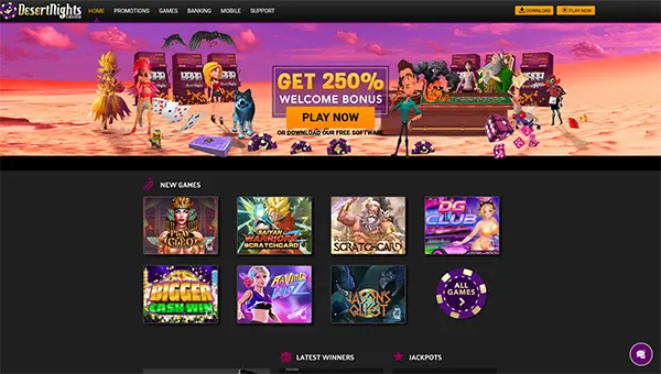 desert nights casino review image