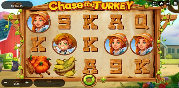chase the turkey slot review image