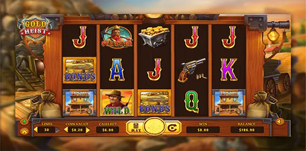 gold heist slot review image