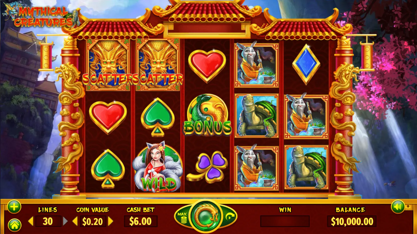 mythical creatures slot image