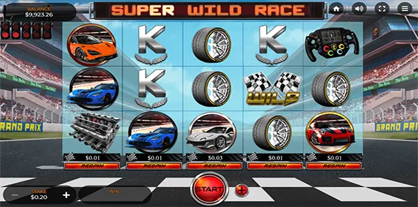 super wild race slot review image