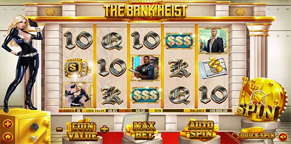 the bank heist slot review image