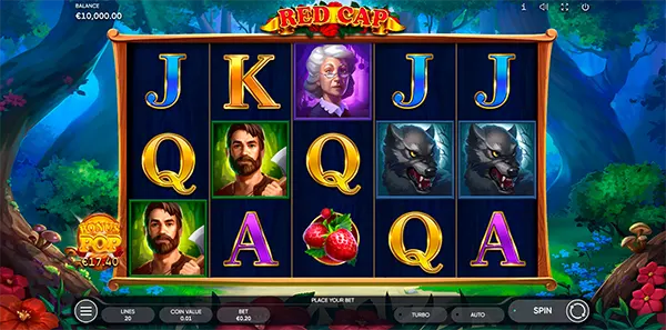 red cap slot review image