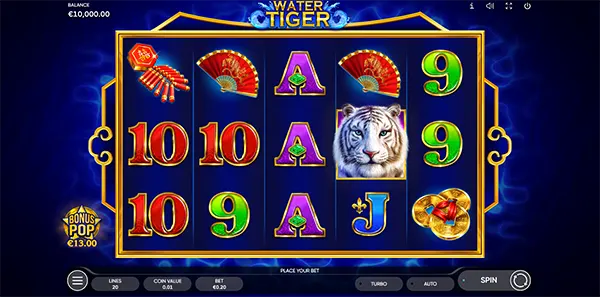 water tiger slot review image