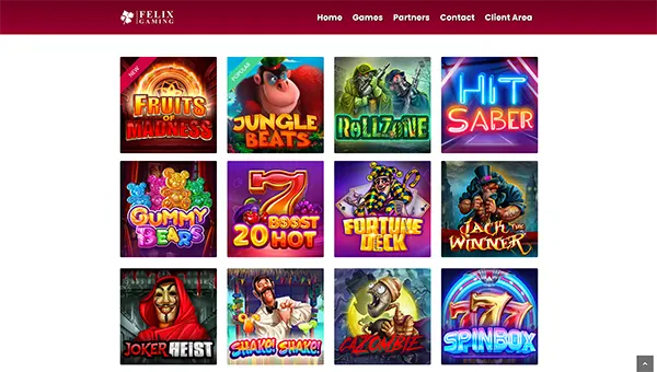 felix gaming slots software home