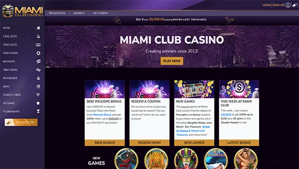 miami club casino review home