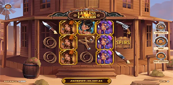 lawless ladies slot review image