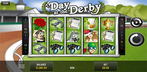a day at the derby slot image