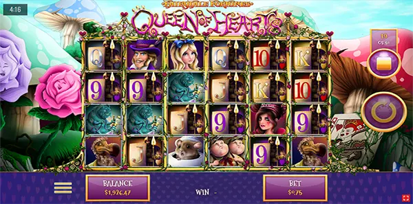 fairytale fortunes queen of hearts slot review image