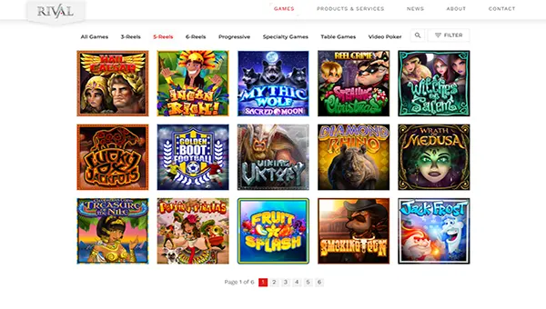rival slots software review home