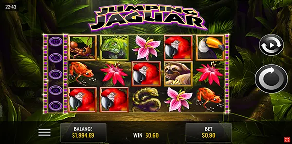 jumping jaguar slot review image