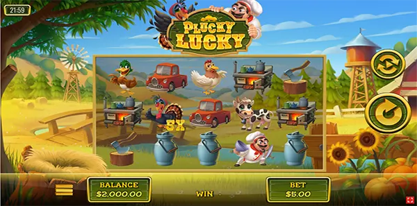 plucky lucky slot review image