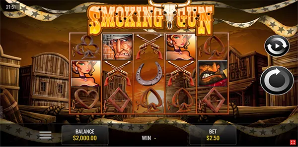 smoking gun slot review image