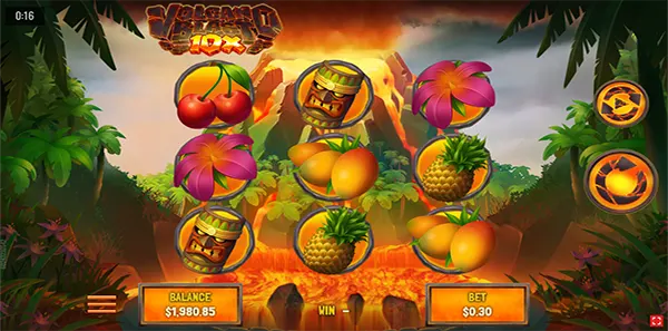 volcano blast 10x slot review image