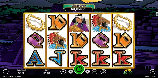 aztec's treasure slot review image