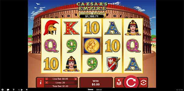 caesars empire slot review image