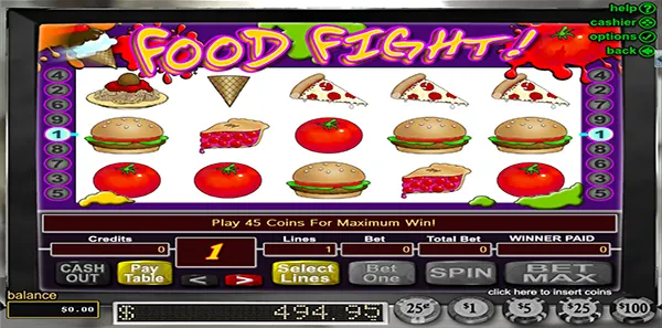food fight slot review image