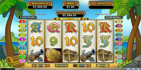 goldbeard slot review image