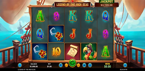 legend of the high seas slot