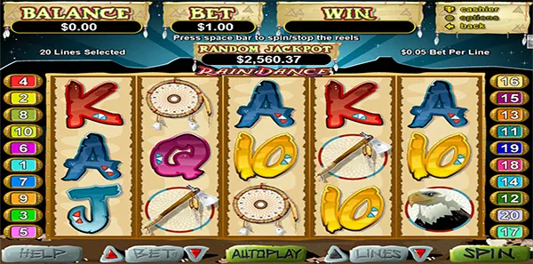 rain dance slot review image