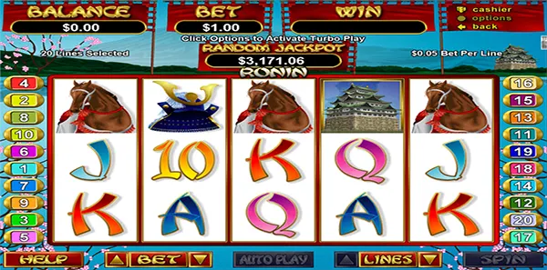 ronin slot review image