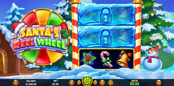 santa's reel wheel slot review image