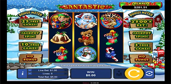 santastic slot review