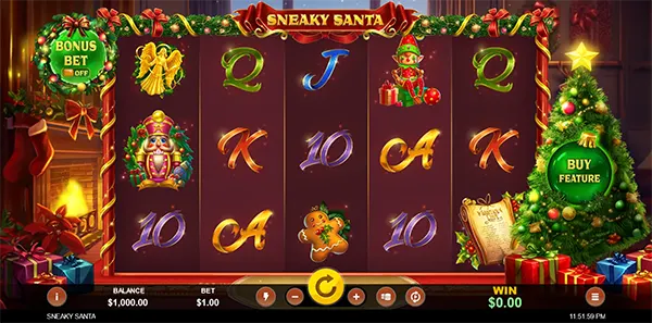 wsneaky santa slot review