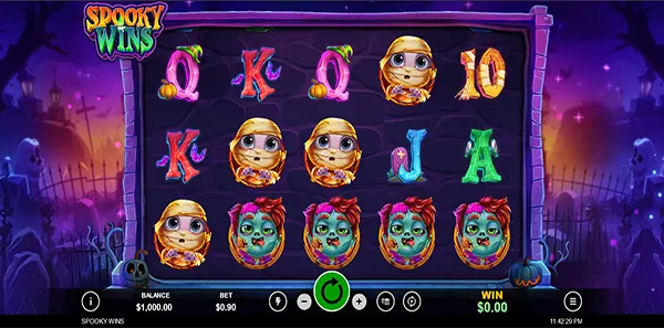 spooky wins slot review