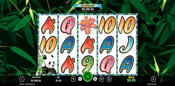 tiger treasures slot review image