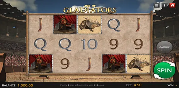 age of gladiators slot review image