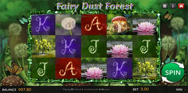 fairy dust forest slot review image