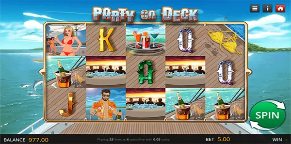 party on deck slot review image