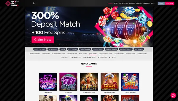 sports and casino review home