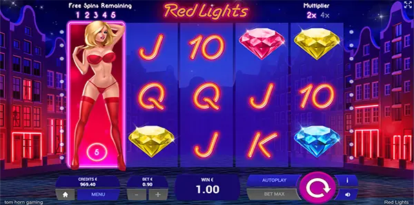 red lights slot review image