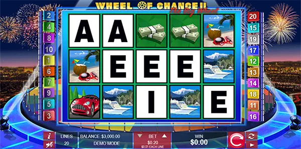 wheel of chance ii slot image