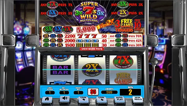 Super 7s Wild Multiplier